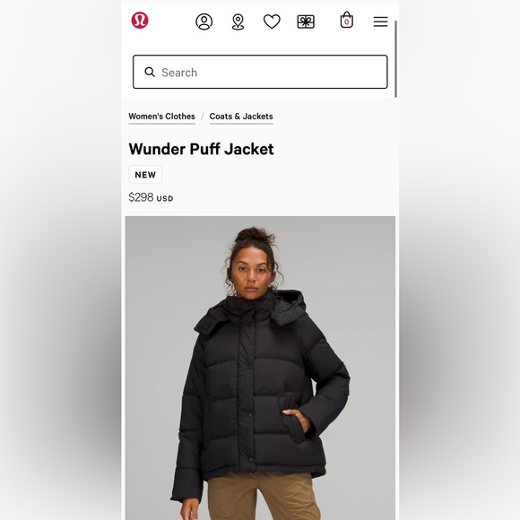 Lululemon Wunder Puff Jacket - Picture 2 of 8